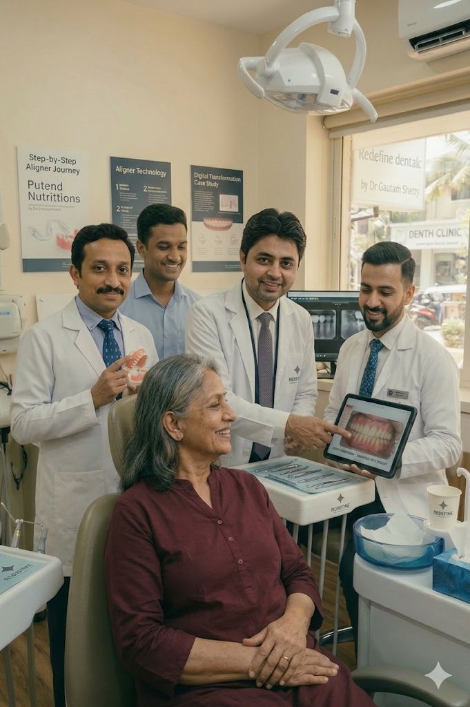 Dental team at Redefine Dental Clinic Kalyan West
